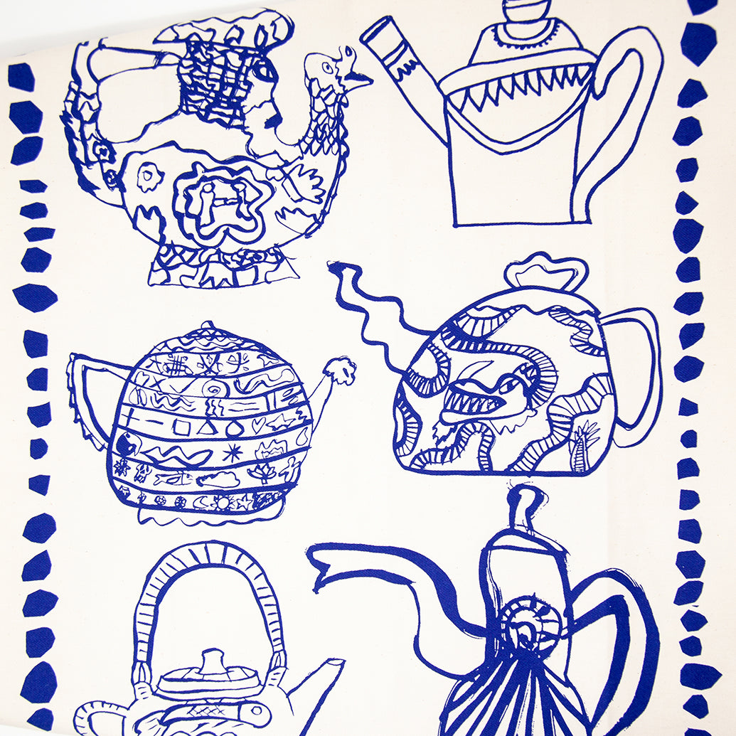 Tea Towel-Teapots