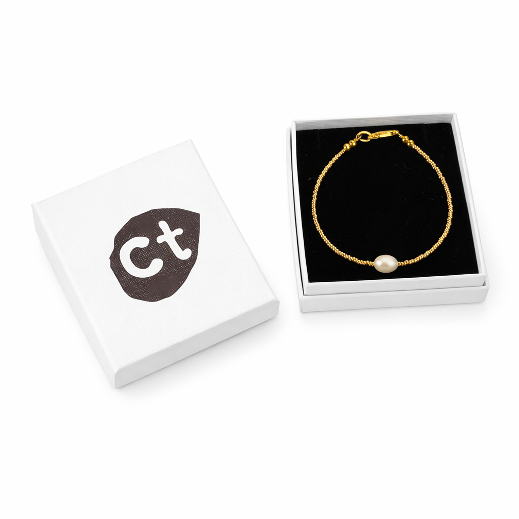 Pearl Gold-plated Seed Bead Bracelet