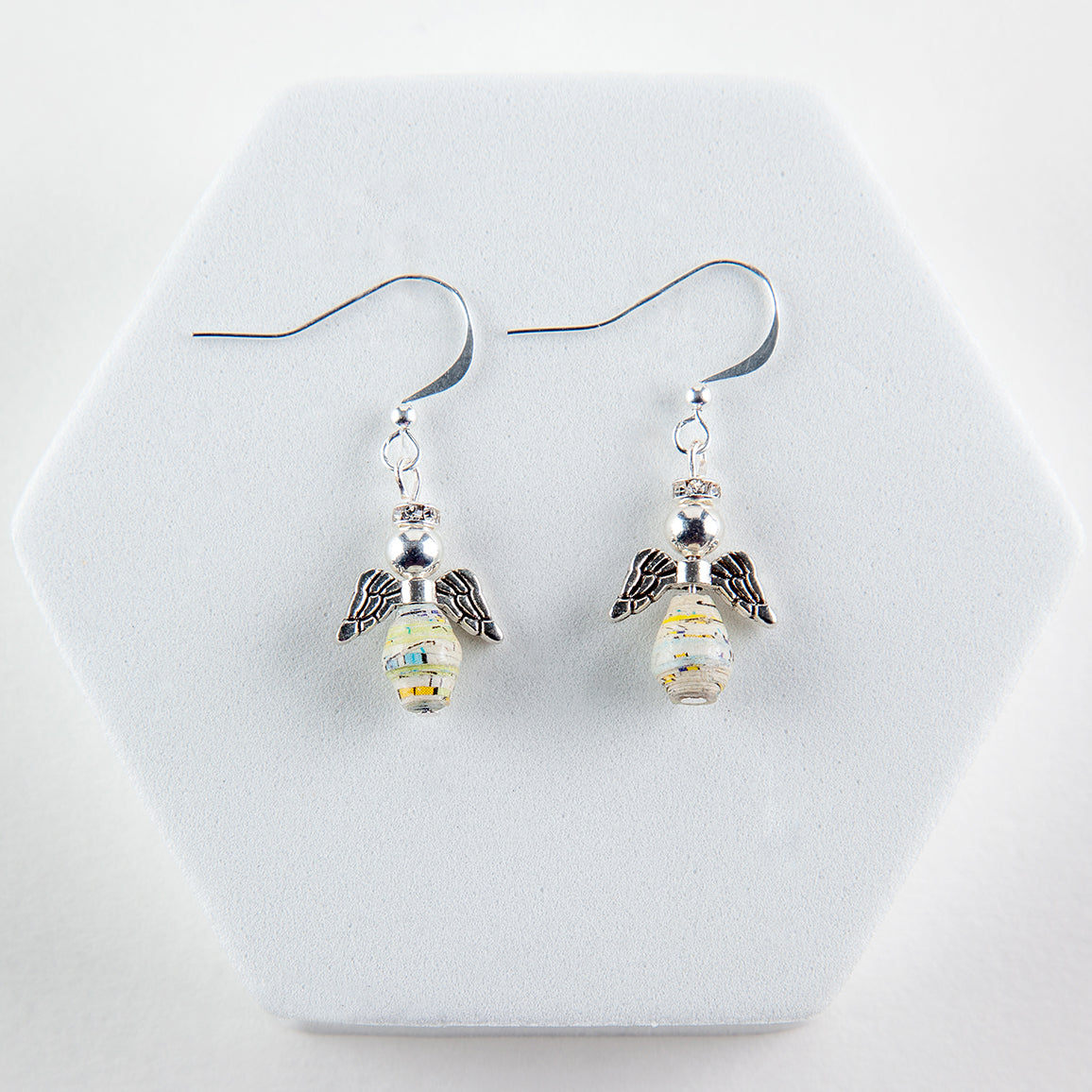 Scotland Map Angel Earrings