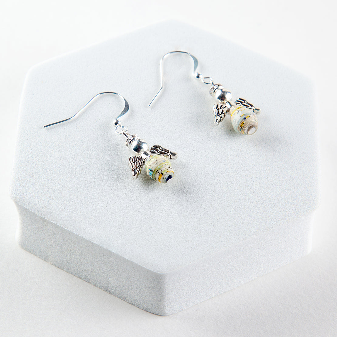 Scotland Map Angel Earrings