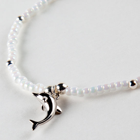 Dolphin Charm Bracelet - Silver