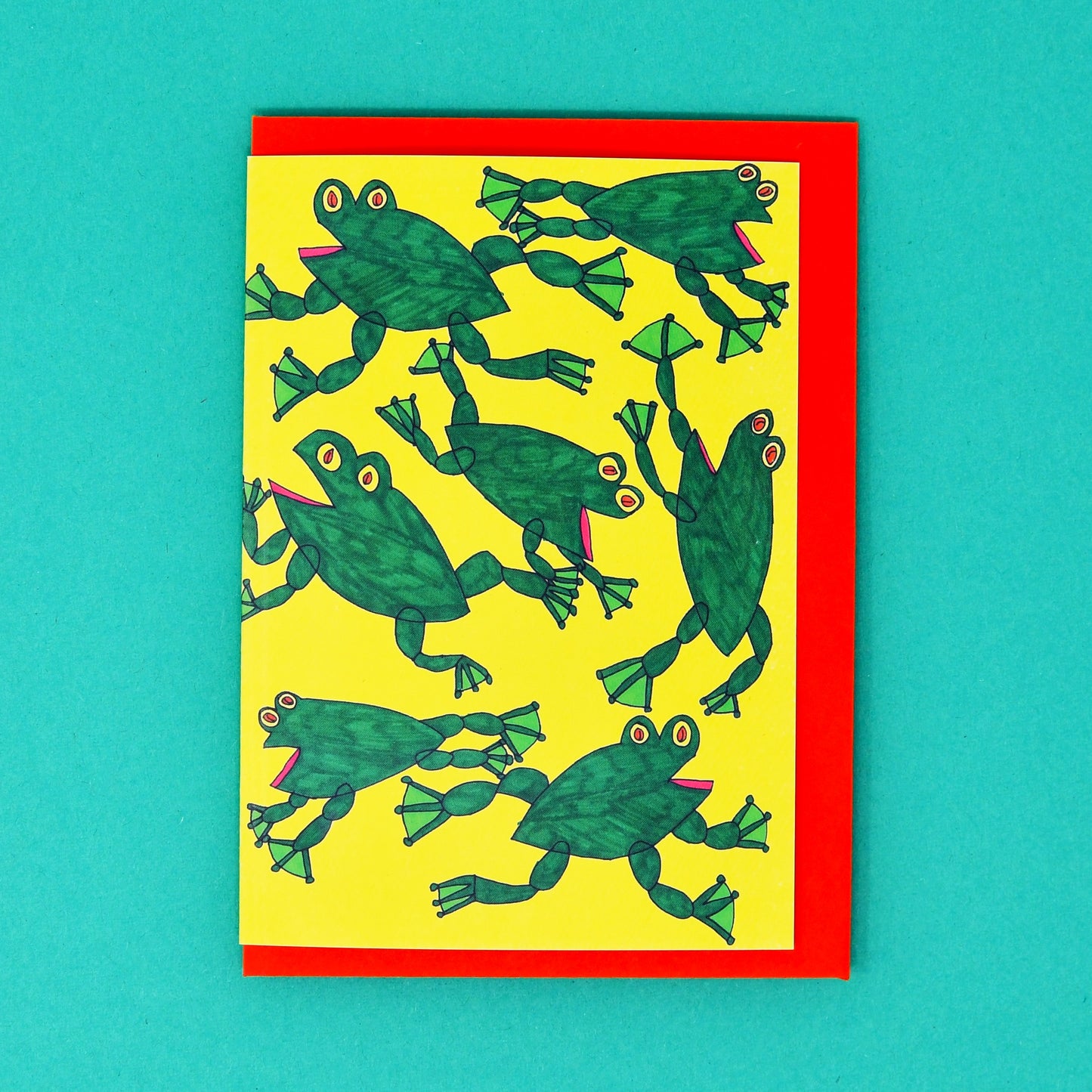 I hope you have a frogtastic day Card