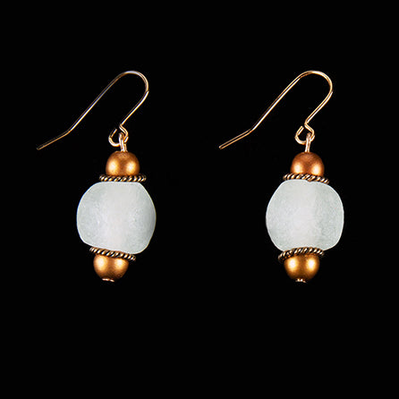 Glass Pearl Earrings