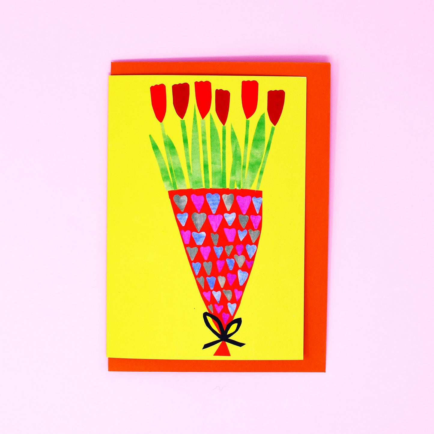 Bunch of flowers card