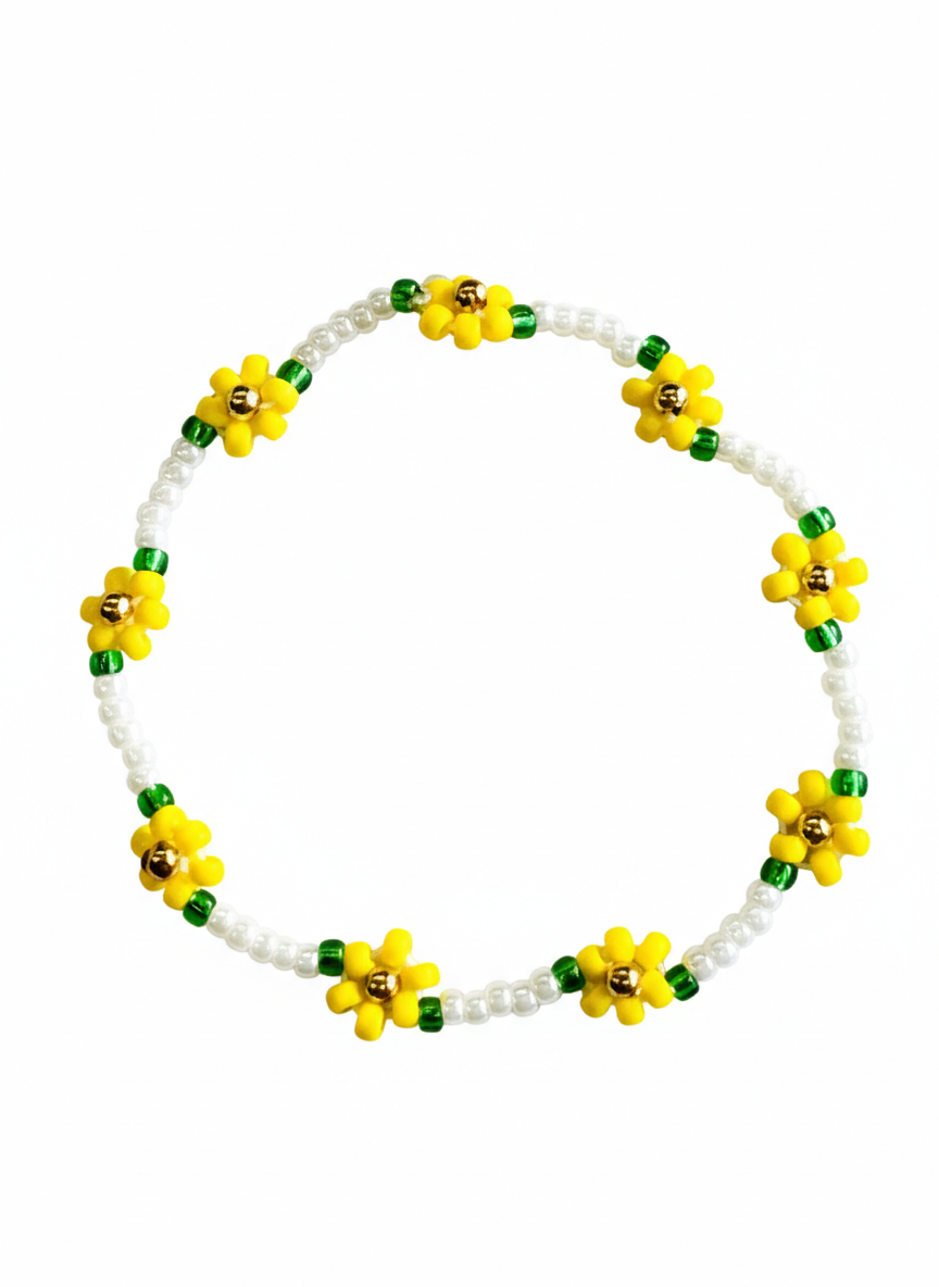 Flowers of Scotland-buttercup bracelet
