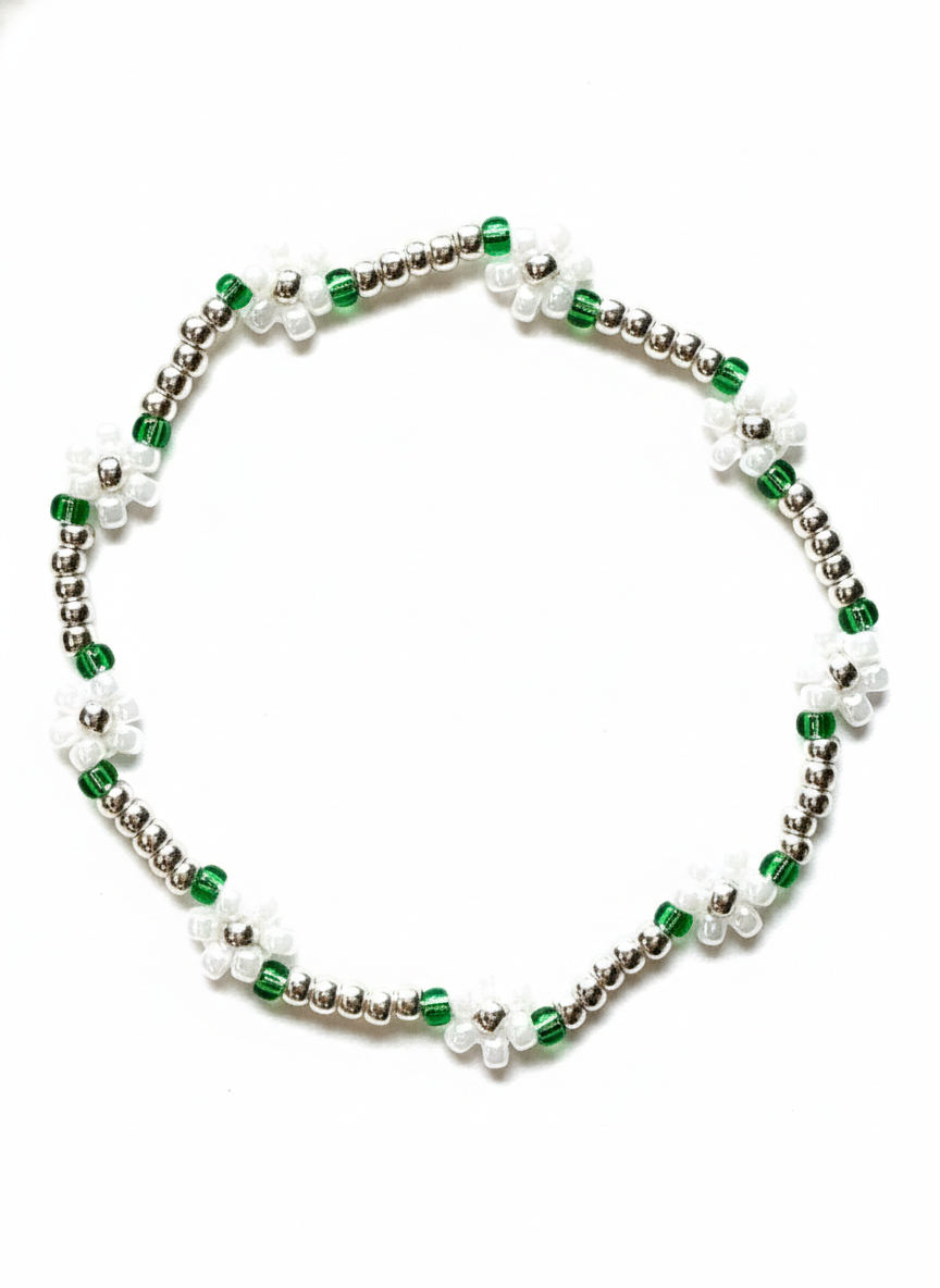 Flowers of Scotland-snowdrop bracelet