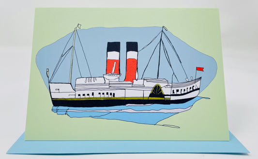 Clyde Connections - Waverley Paddle Steamer Card