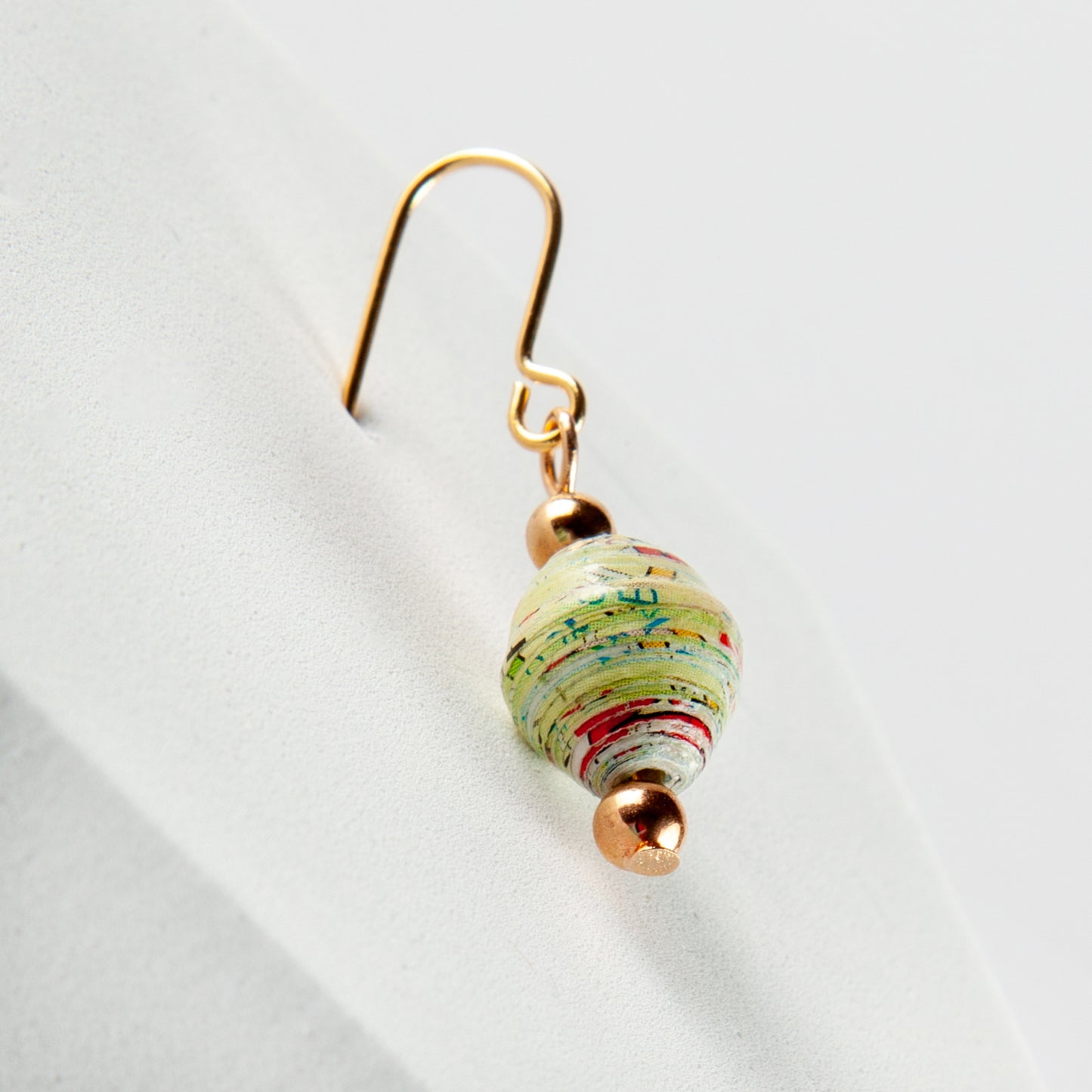 Scotland Map Earrings, gold-plated