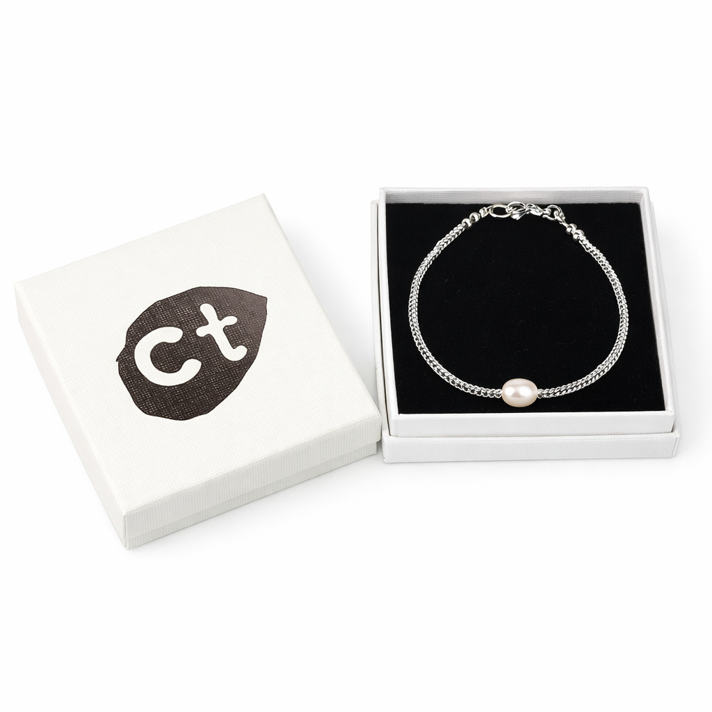 Pearl Silver-plated Seed Bead Bracelet