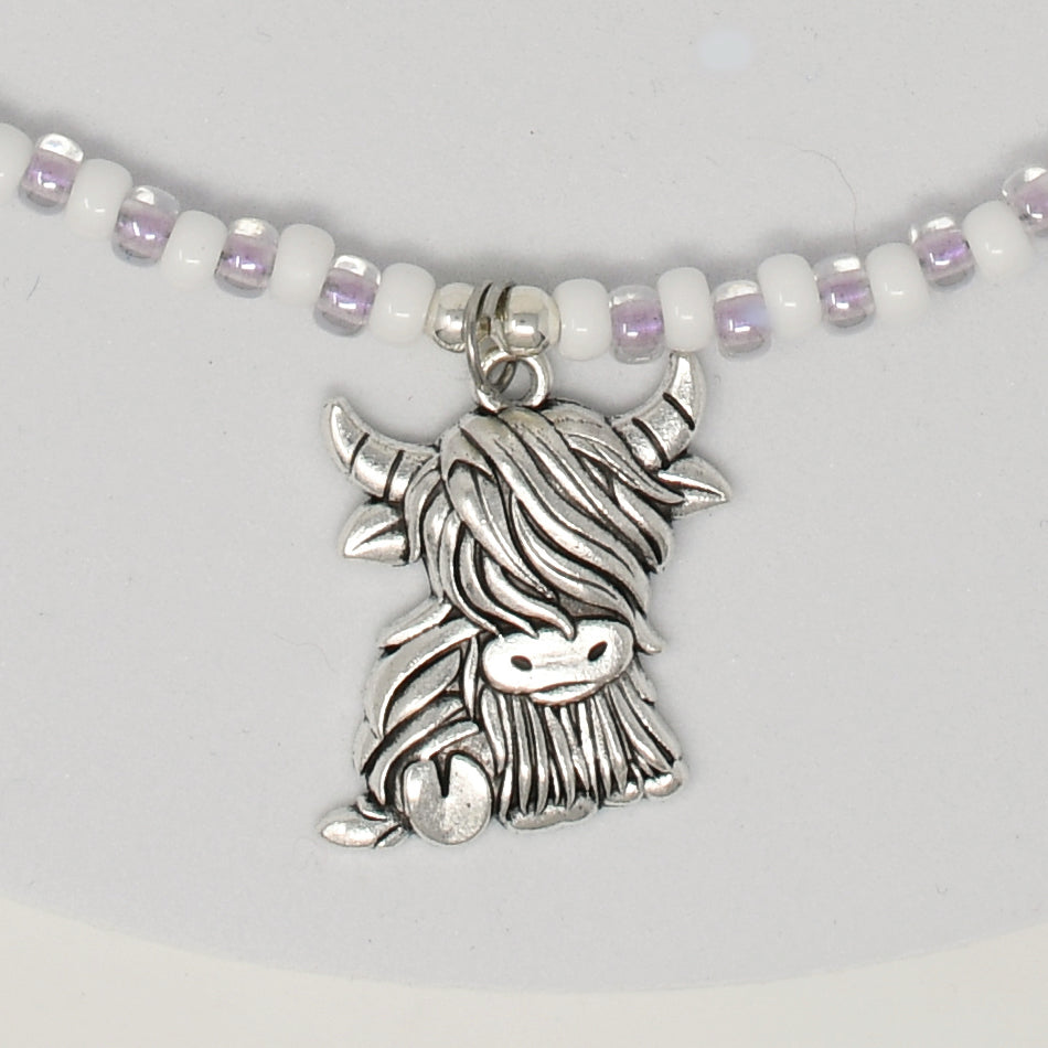 Farm Animal: Highland Cow Necklace