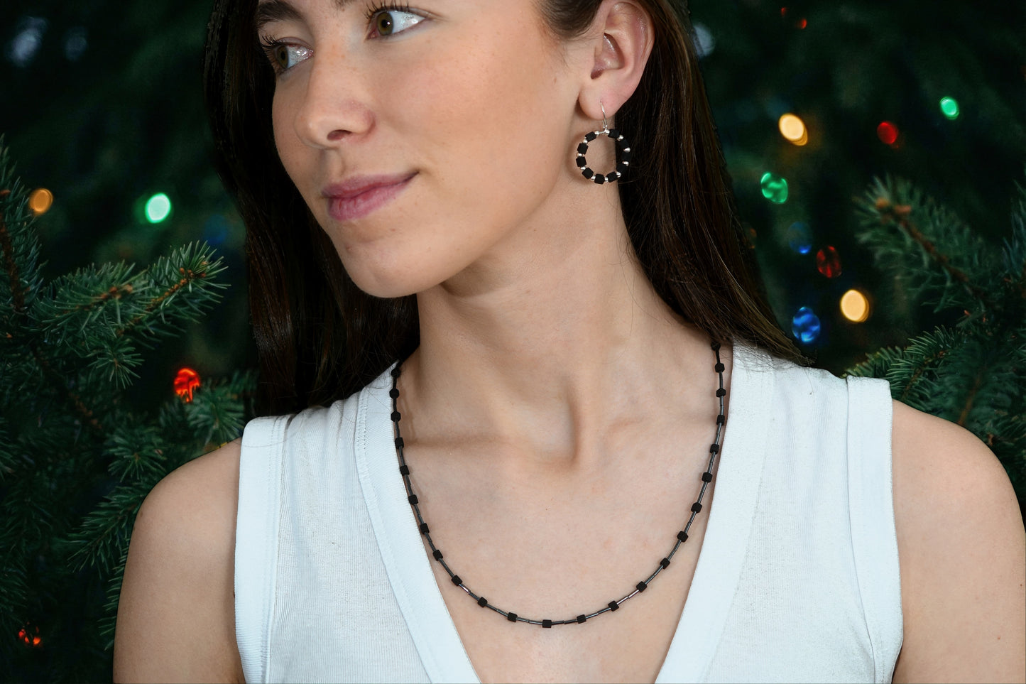 Miyuki Cube Necklace