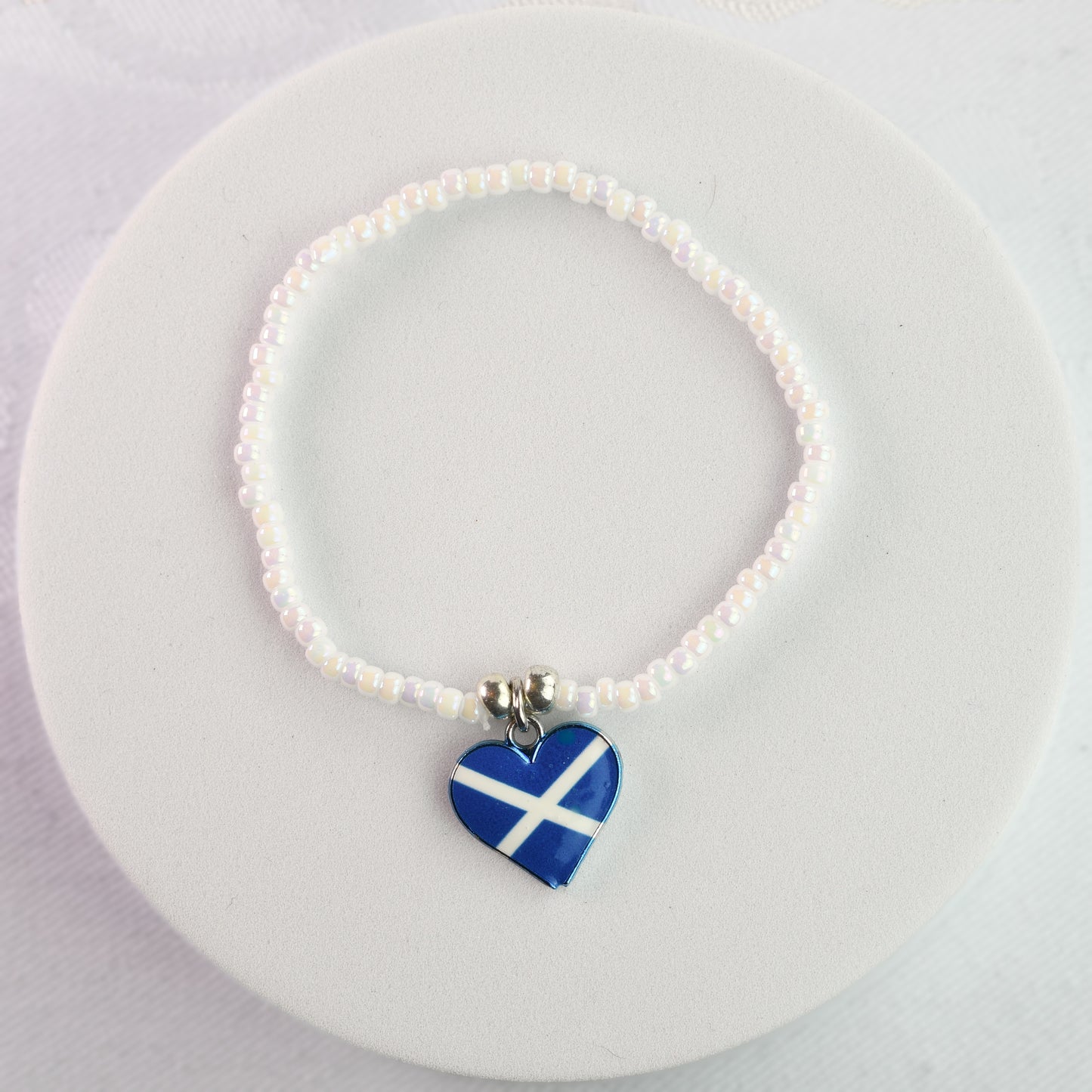 Saltire Heart Bracelet