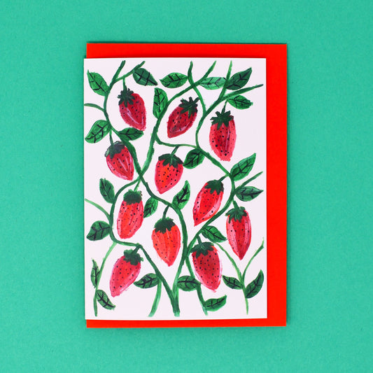 Life's like a strawberry Card