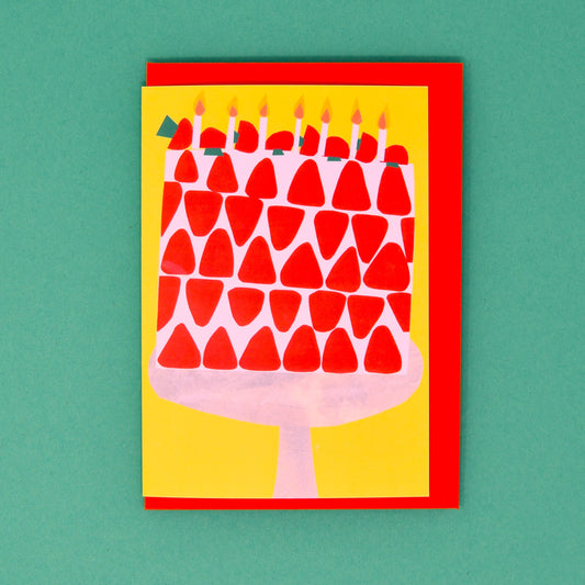 Strawberry Cake Card