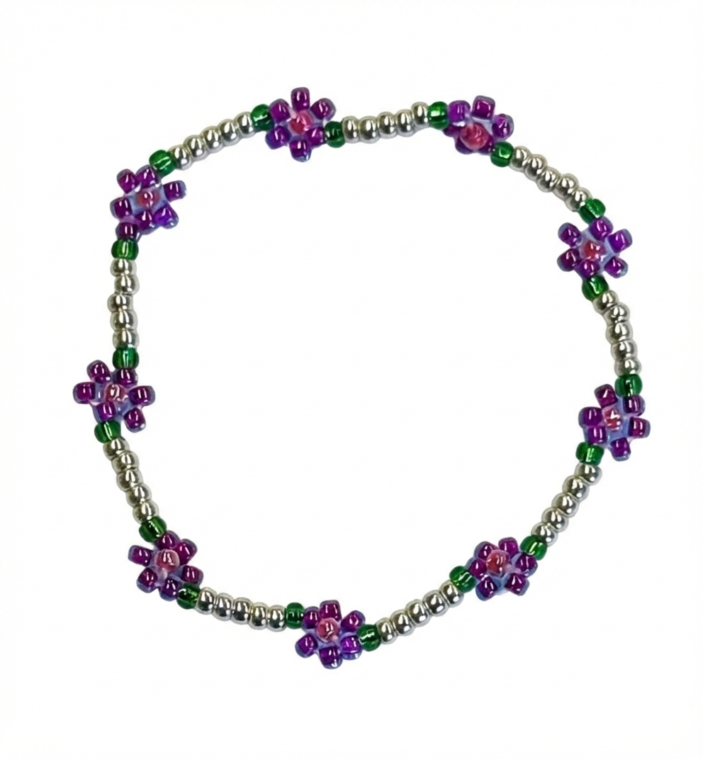 Flowers of Scotland-thistle bracelet